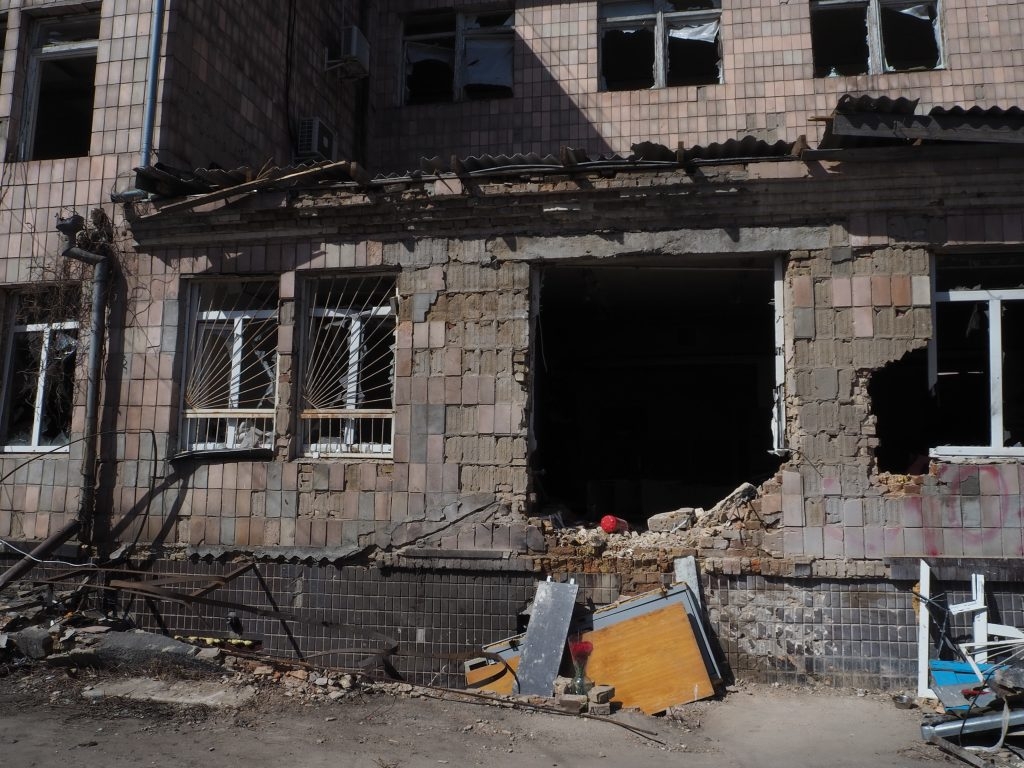 Makariv Mayor Vadym Tokar recalls the Russian occupation and his fellow citizens' ordeal. "I just feel hate for Russians," he tells the Kyiv Independent. (Alexander Query)