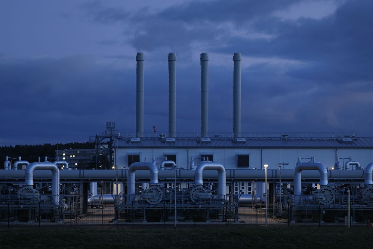 The receiving station for the Nord Stream 2 gas pipeline