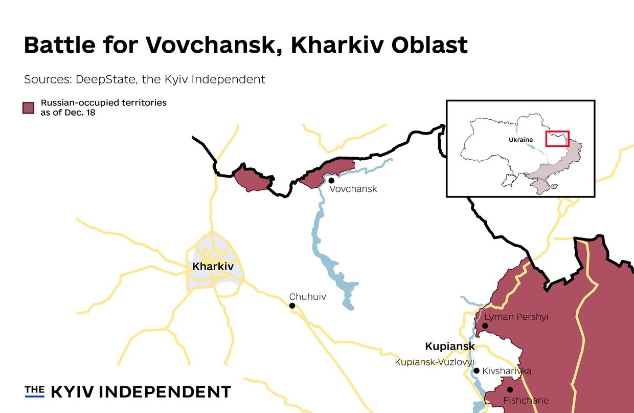 Battle for Vovchansk, Kharkiv Oblast. 