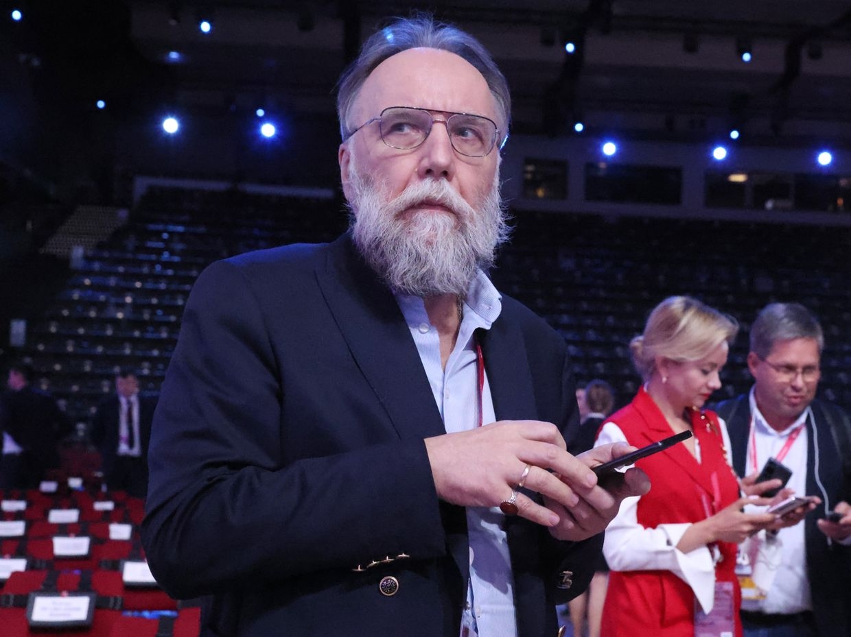 Russian ultranationalist Alexander Dugin in Saint Petersburg, Russia, on June 7, 2024. 