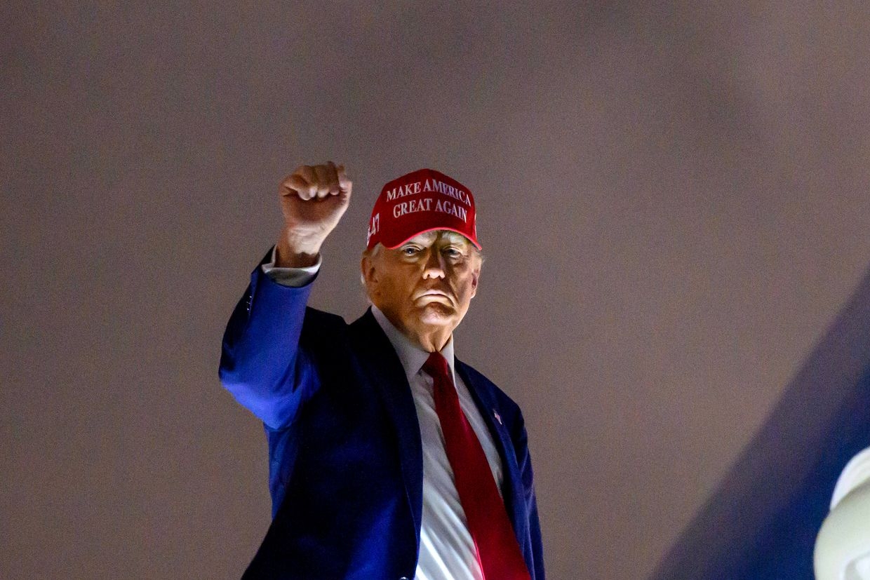 U.S. President Donald Trump in Miami, Florida, U.S. on April 3, 2025.
