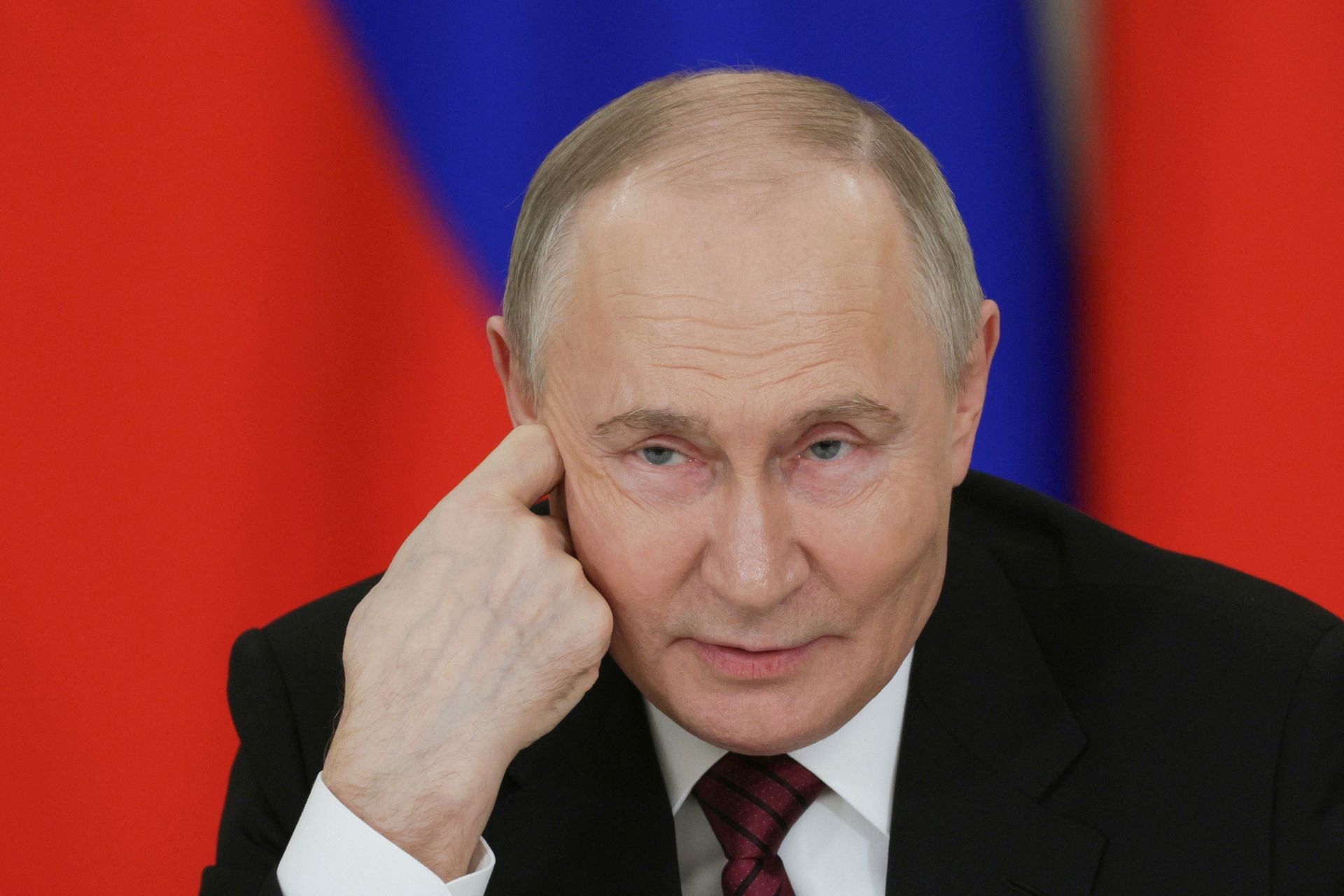 Russian President Vladimir Putin in Moscow, Russia, on May 11, 2025.