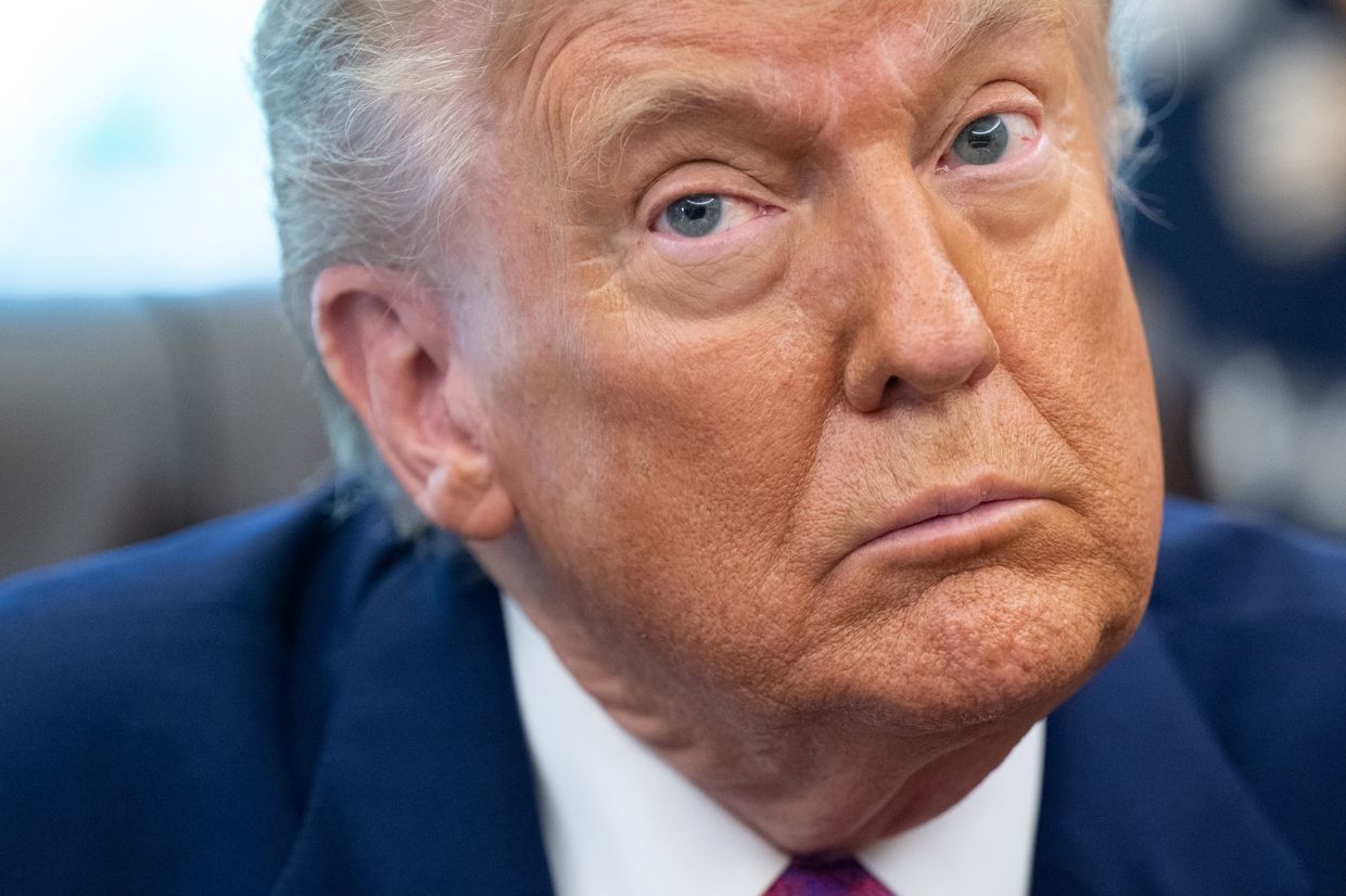 U.S. President Donald Trump at the White House in Washington, DC, on June 10, 2025.