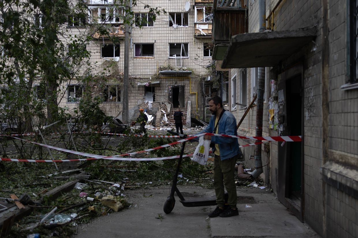 'A brutal strike' — Massive Russian missile and drone attack hits Kyiv ...