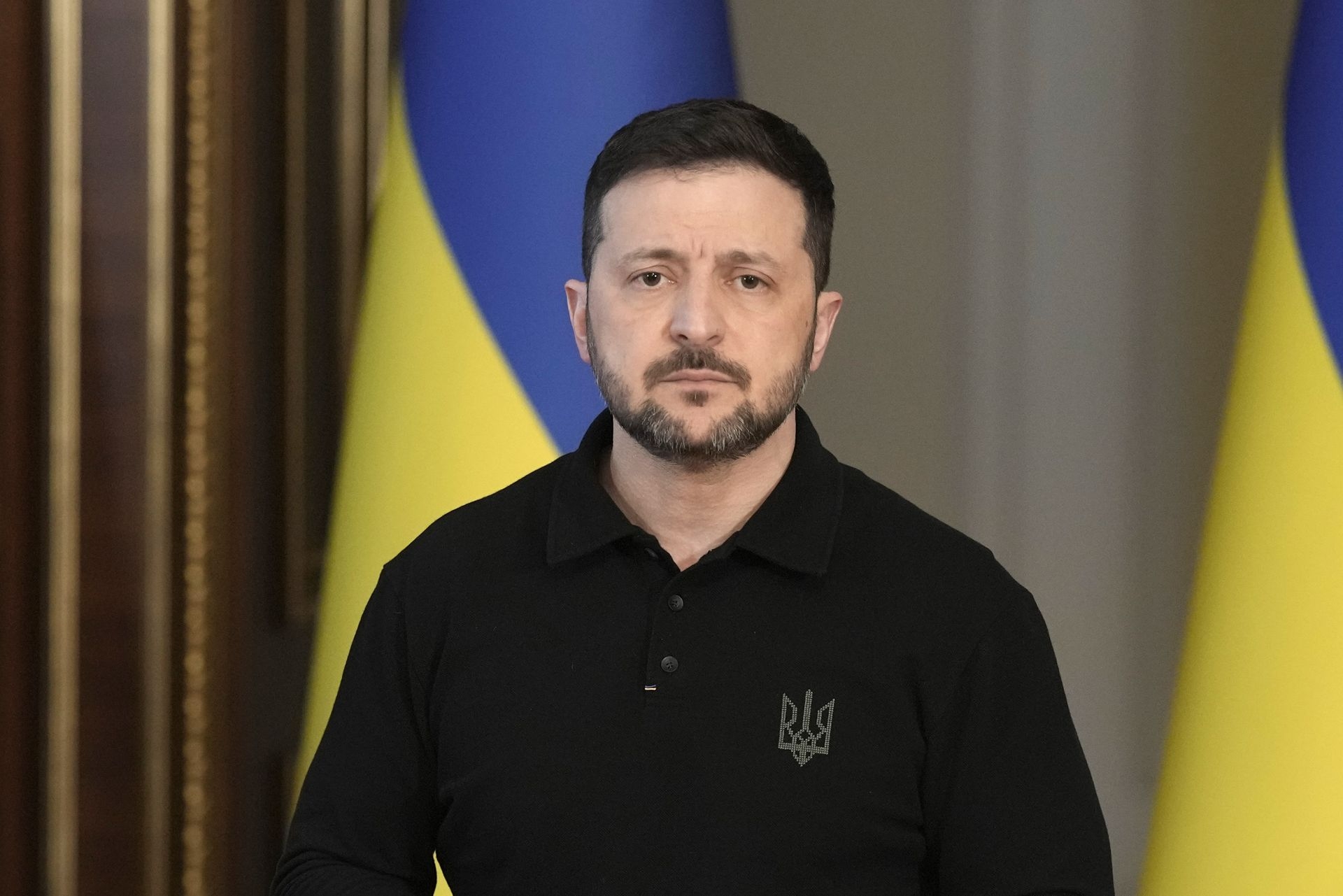 President Volodymyr Zelensky in Kyiv, Ukraine, on April 17, 2025.