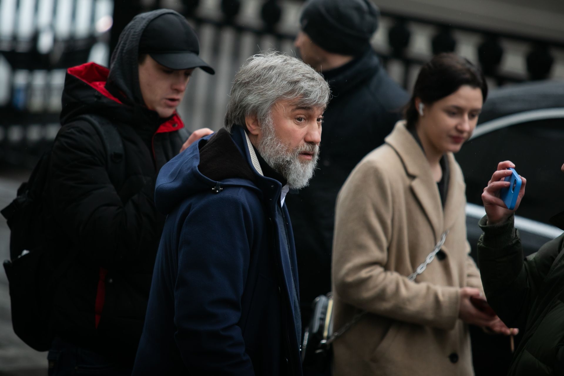 Vadym Novynskyi, a major backer of the Russian church in Ukraine in Kyiv, Ukraine, on Feb. 24, 2022.