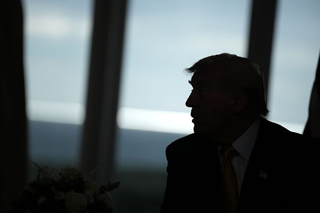 U.S. President Donald Trump in Turnberry, Scotland, on July 27, 2025. 
