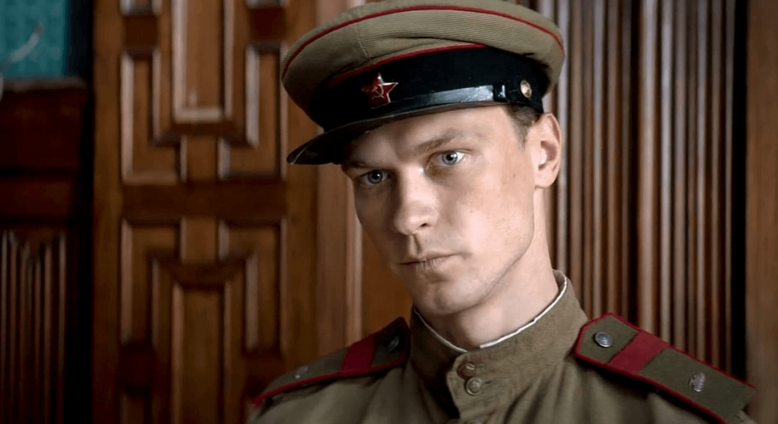 Russian actor Yura Borisov in the 2020 film AK-47, directed by Konstantin Buslov.