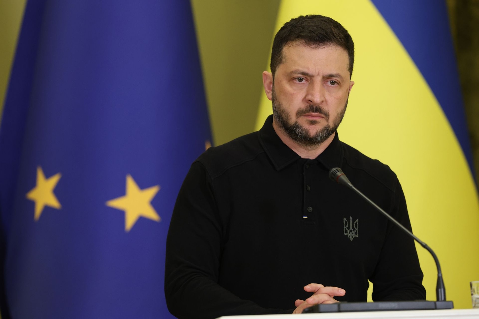 President Volodymyr Zelensky in Kyiv, Ukraine, on Sept. 17, 2025.