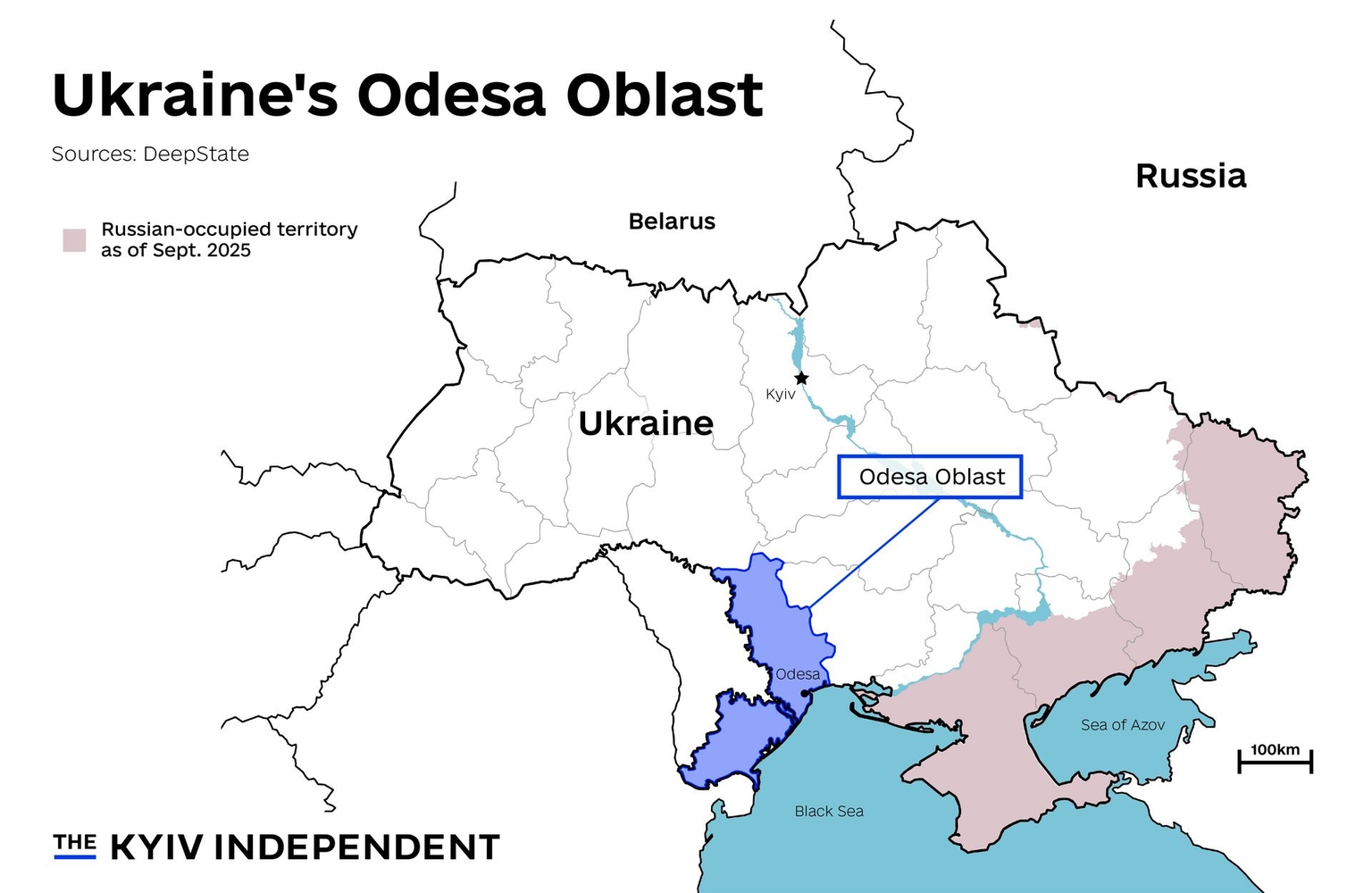 Ukraine's Odesa Oblast.