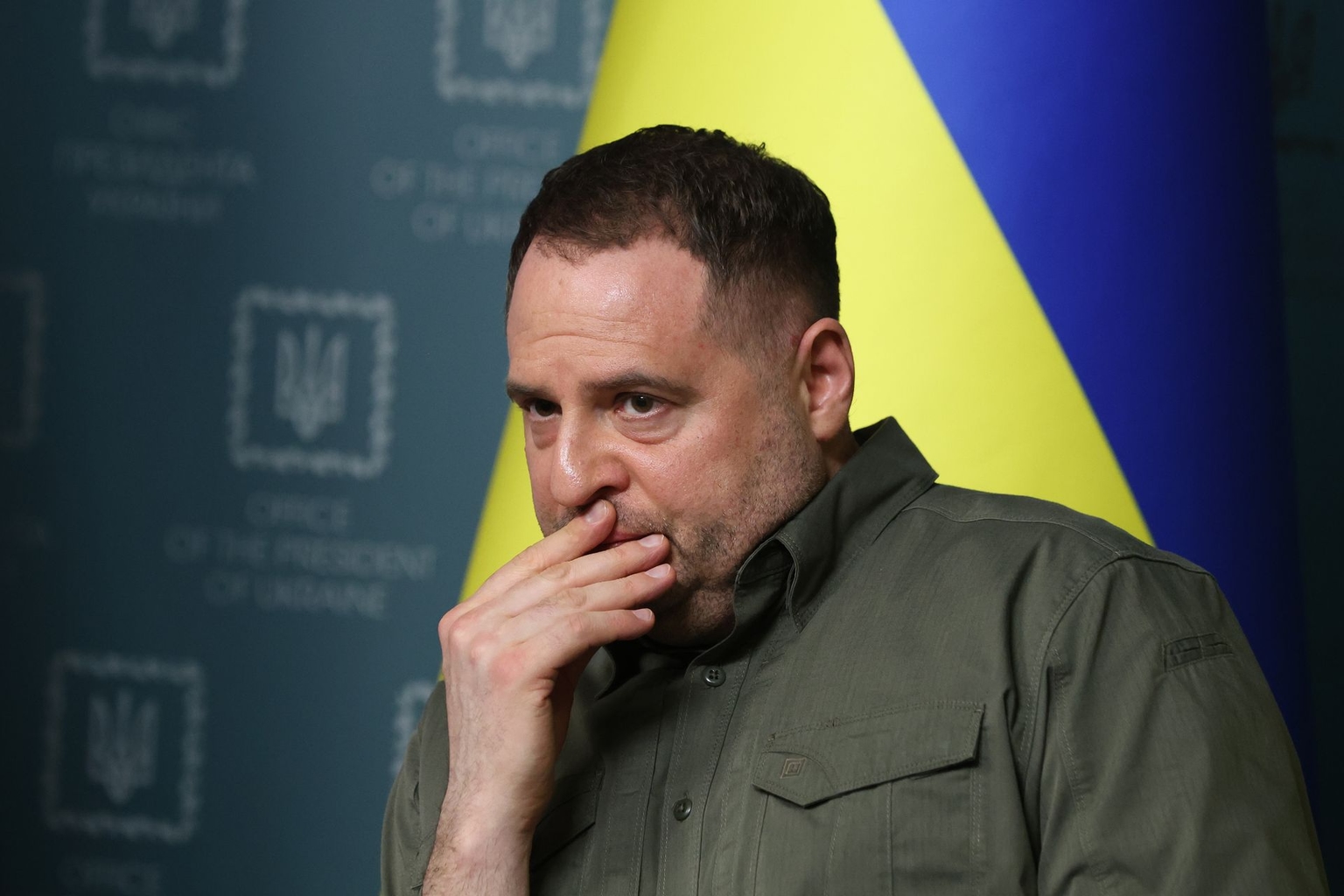 Andrii Yermak, then-Head of the Office of the President of Ukraine in Kyiv, Ukraine, on March 20, 2024.