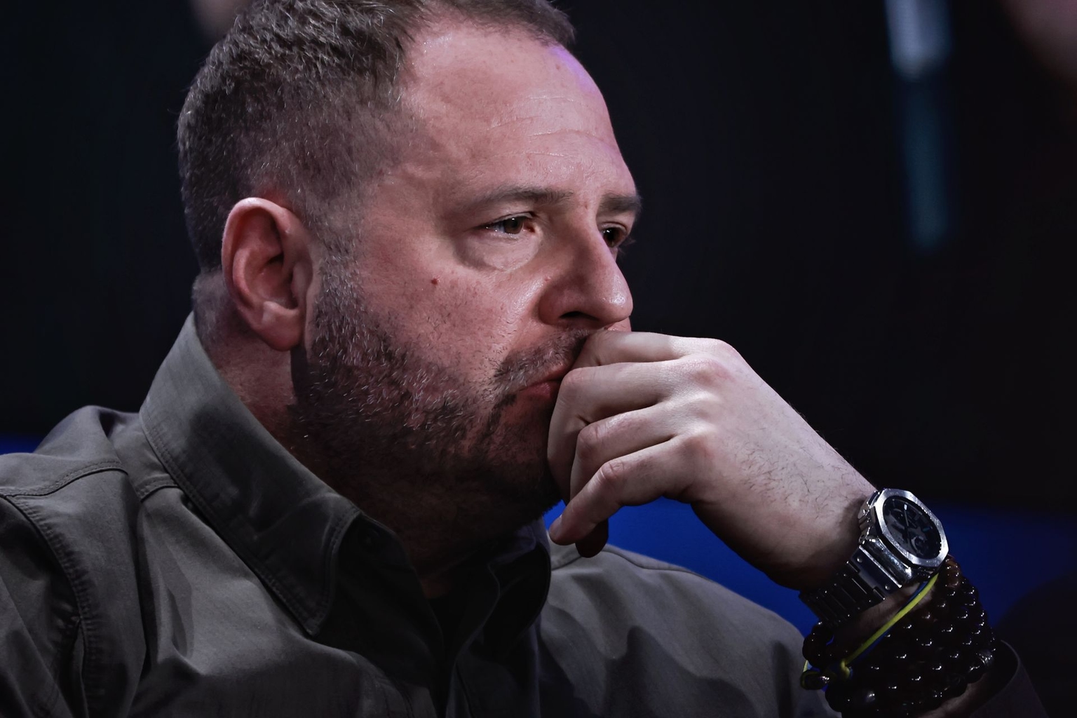 Then-head of the Office of the President of Ukraine, Andriy Yermak, in Kyiv, Ukraine, on Feb. 23, 2025. 