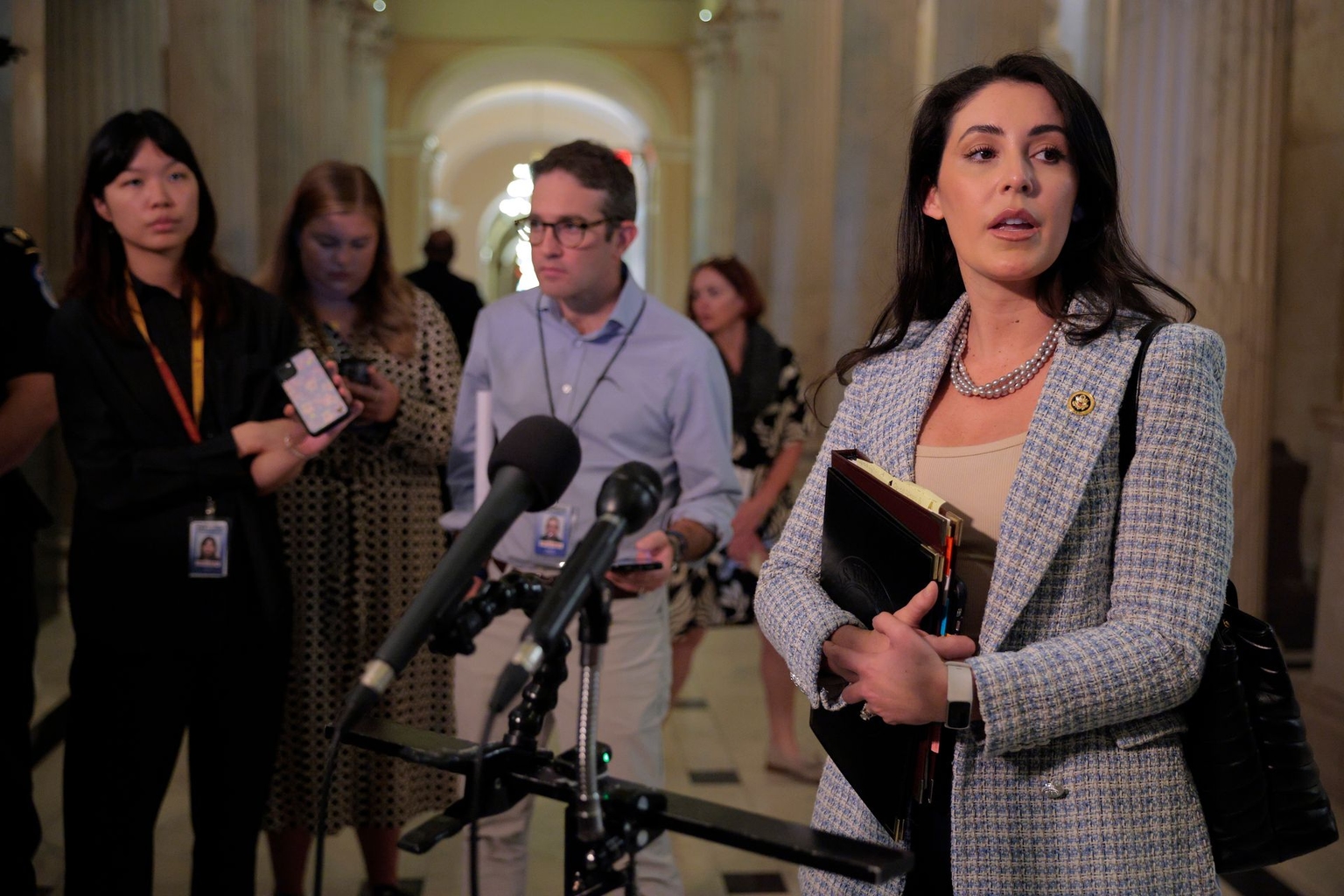 Rep. Anna Paulina Luna (R-FL) at the U.S. Capitol in Washington, D.C., US, on Sept. 2, 2025. 