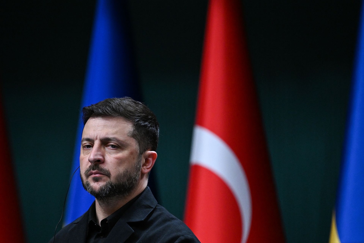 Ukraine’s President Volodymyr Zelensky in Ankara, Turkey, on November 19, 2025.