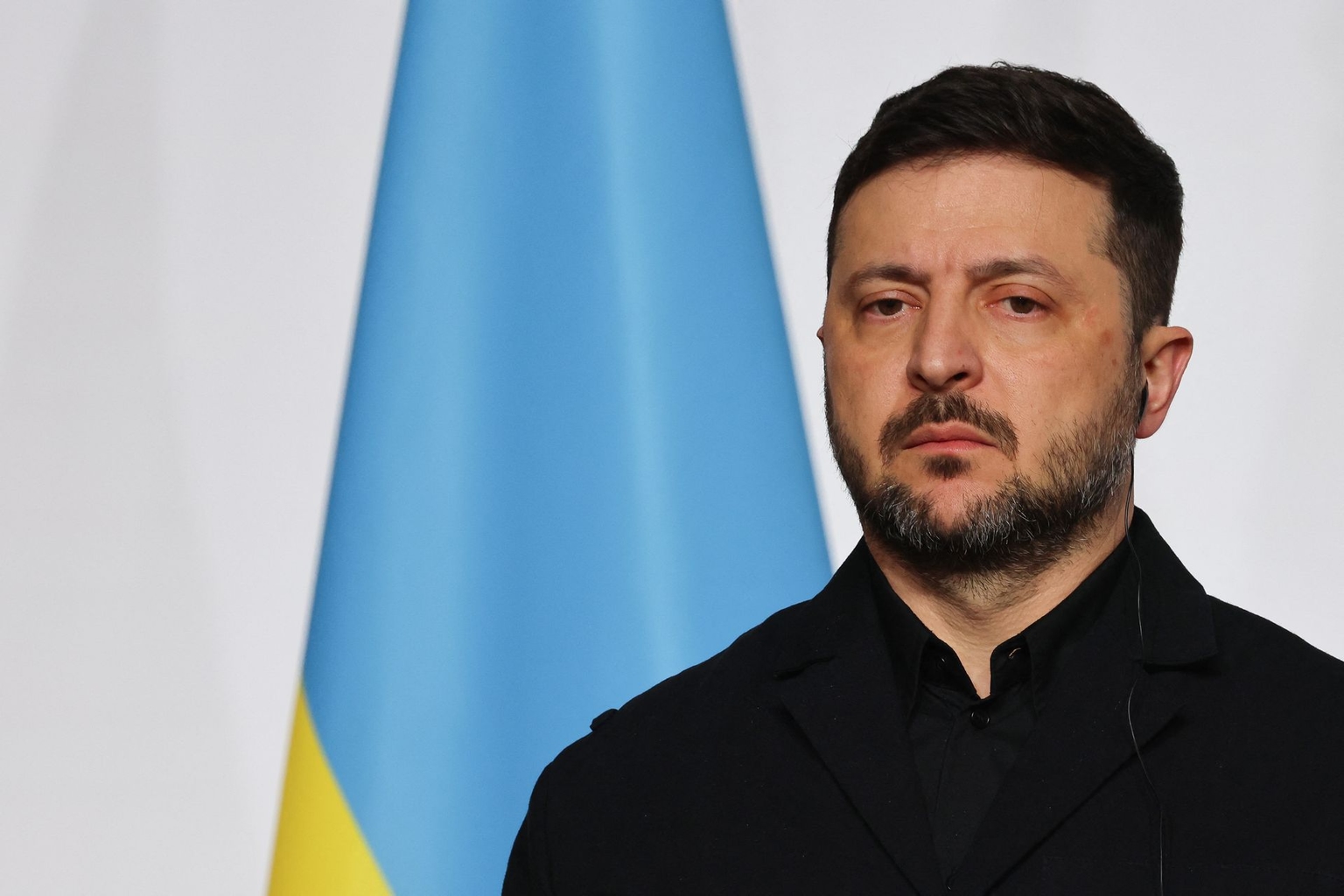 President Volodymyr Zelensky in Paris, France, on Jan. 6, 2026. 