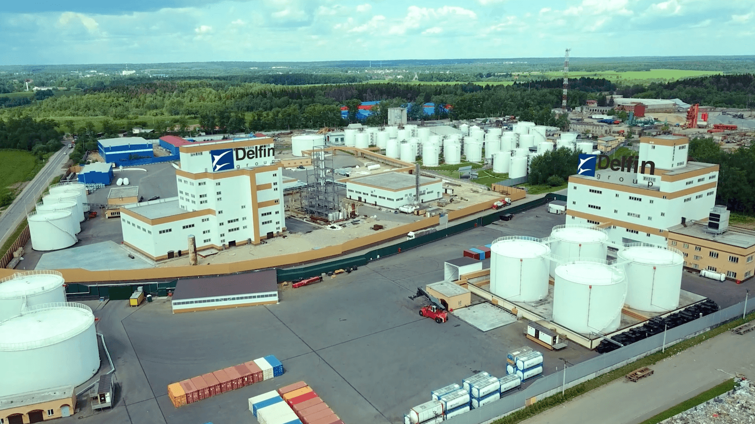 A screenshot of Glycerine Solution’s production facilities in Pushkino, Russia, taken from promotional materials released in October 2024. 