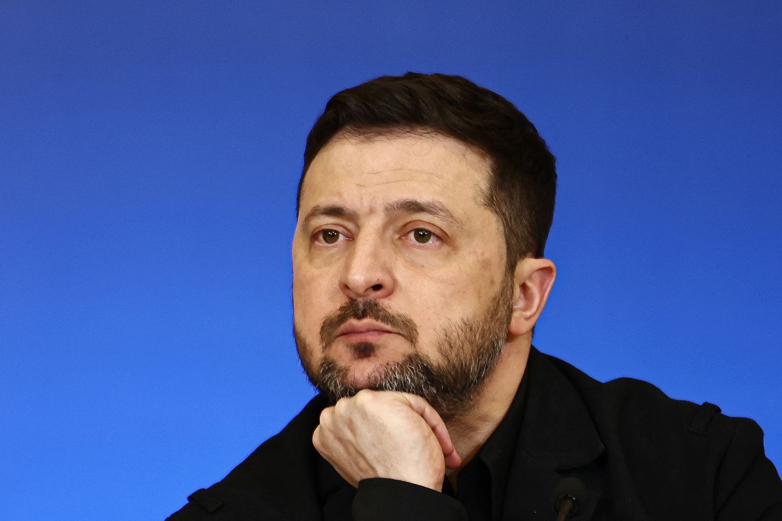 President Volodymyr Zelensky in Kyiv, Ukraine, on Feb. 24, 2026.