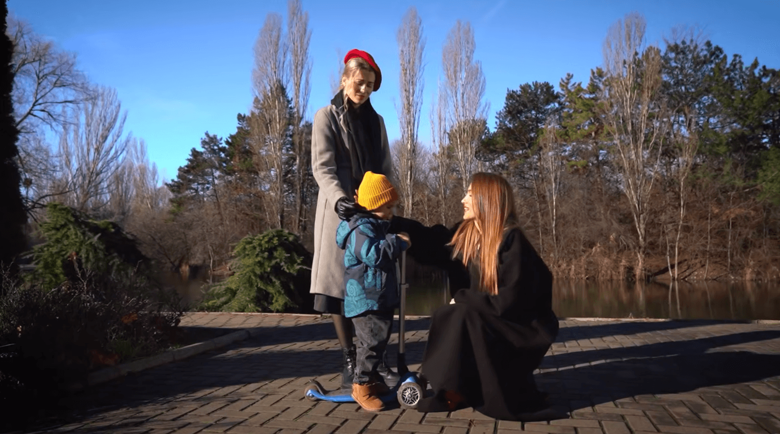 Screenshot from a video of an alleged French migrant hired by a Russian family. 