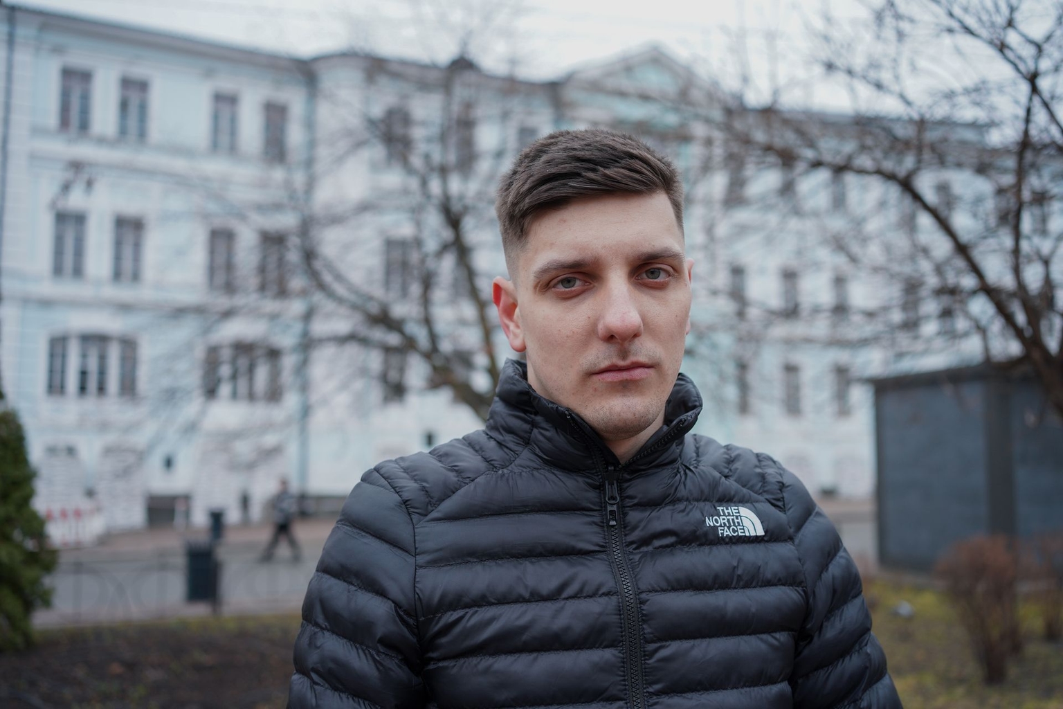 Artem Karyakin, a former partisan in the occupied territories and one of the Yellow Ribbon's most prominent public critics