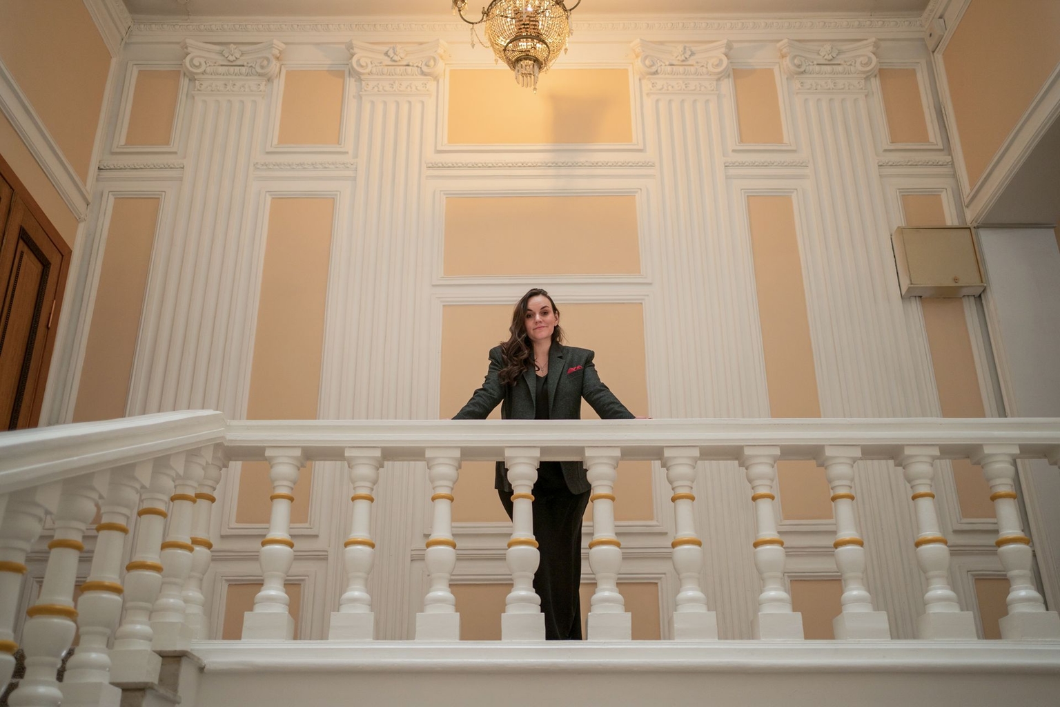 Tetyana Berezhna in her office at the Ministry of Culture of Ukraine, Kyiv, Ukraine on April 21, 2026. 