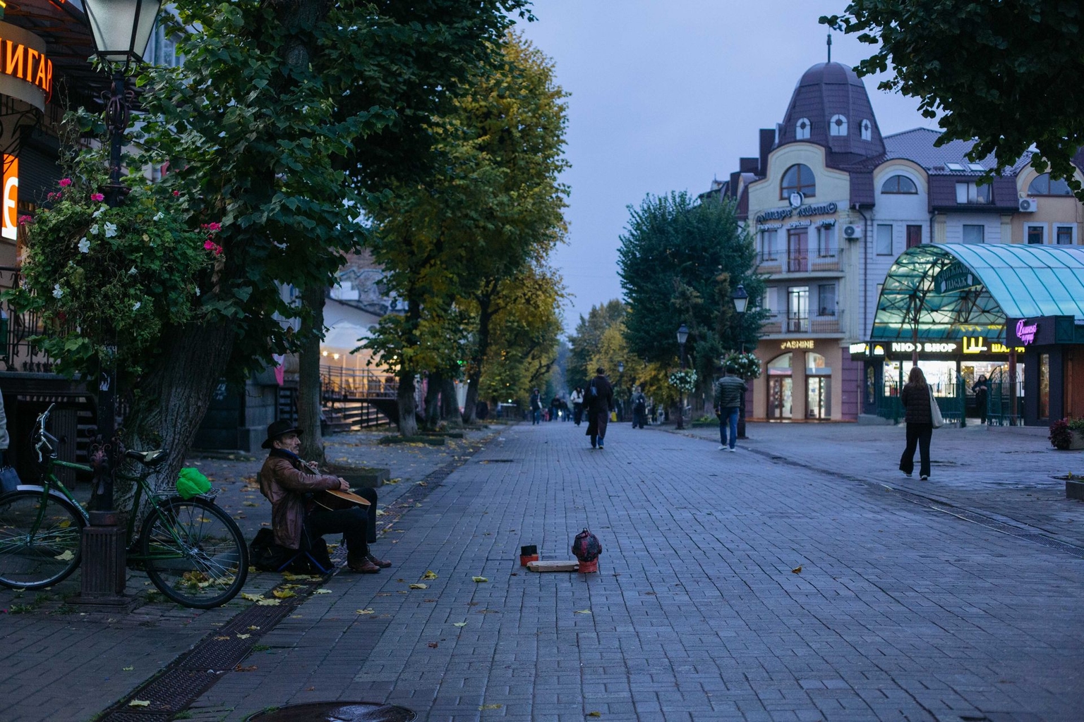 A street in Lutsk, Volyn Oblast, Ukraine, on Oct. 22, 2026.