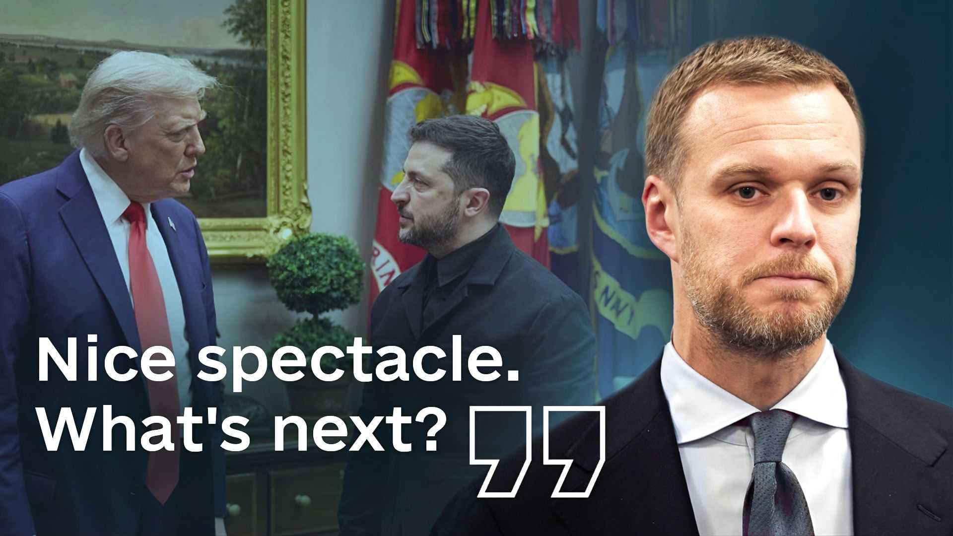 Trump-Zelensky summit was theater, not progress — Landsbergis