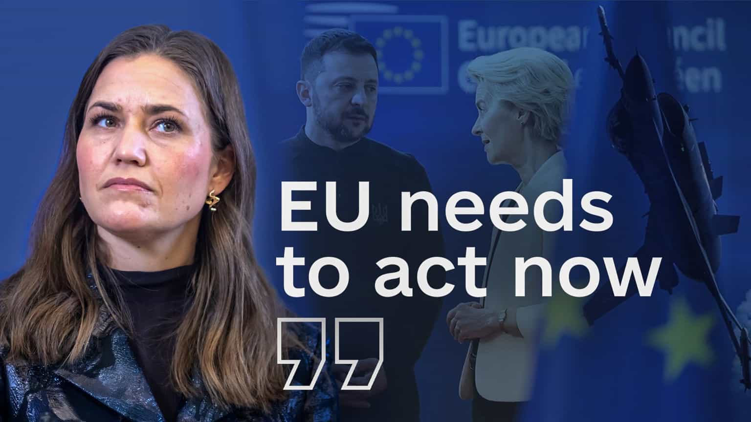 EU ministers on the bloc's 2-point peace plan for Ukraine