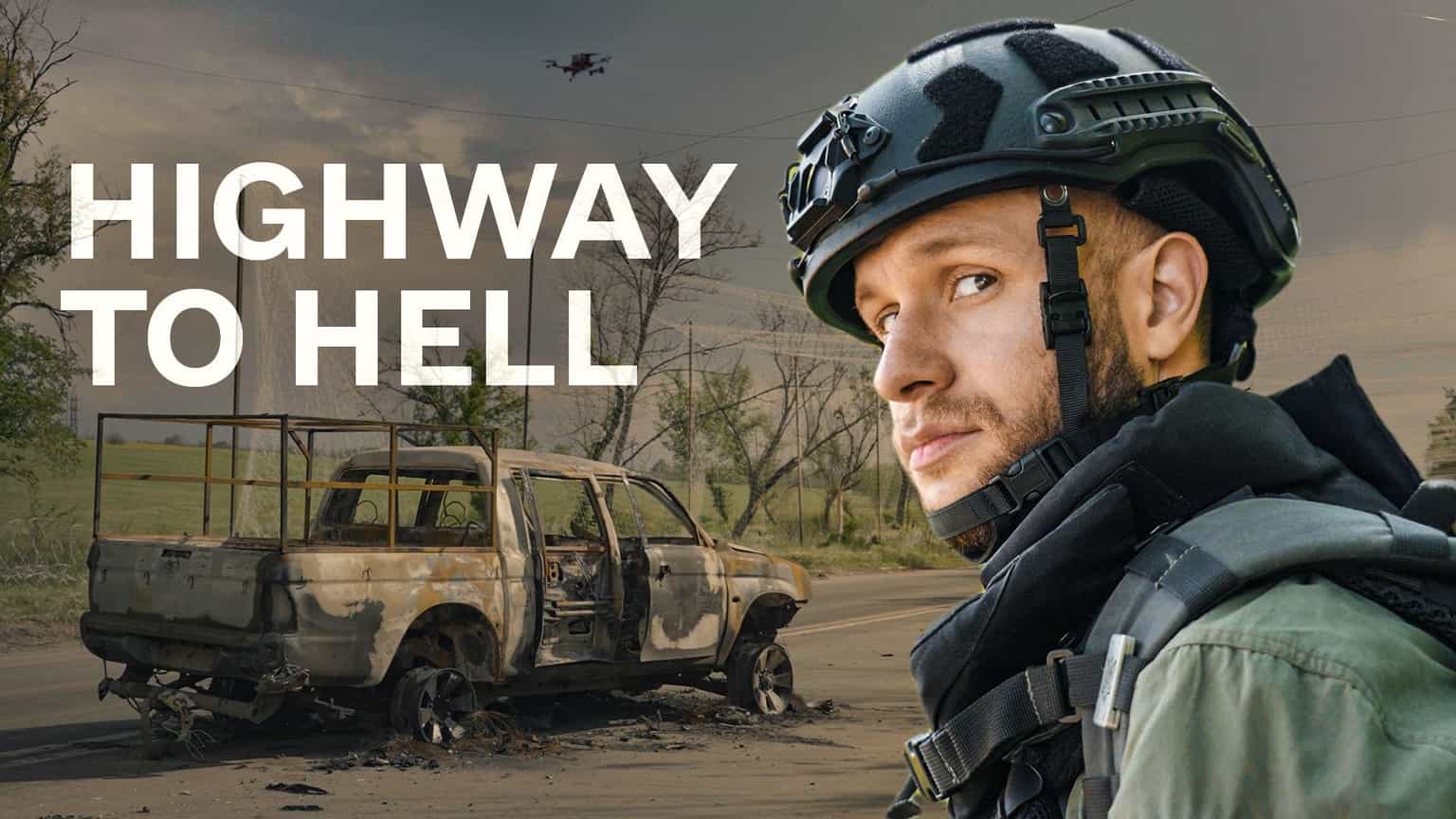 Hiking the road inside the 'kill zone' in Ukraine