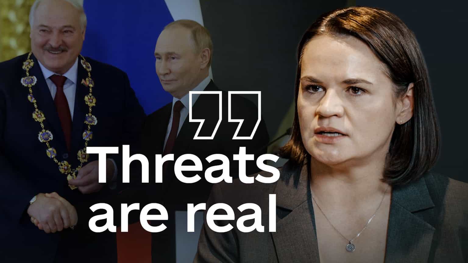 Tsikhanouskaya on how Russia’s closest ally is playing the US