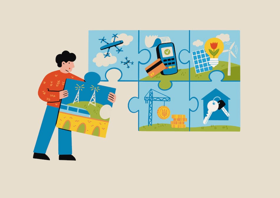 Which sectors in Ukraine are currently seeing investment