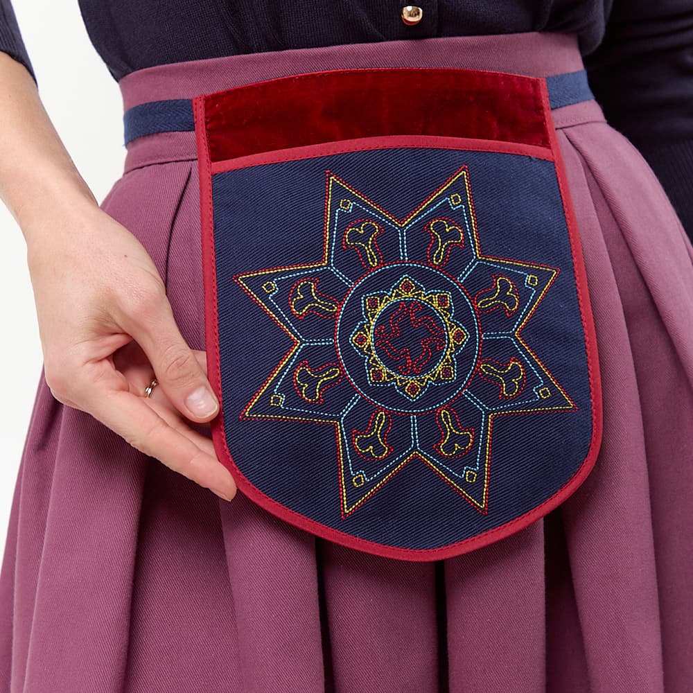 Embroidered waist bag by Ukrainian brand Katrya