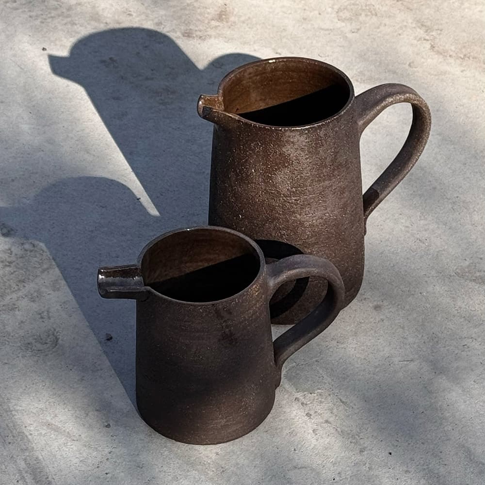Handmade ceramic jug by Ukrainian brand Aqyar Ceramics