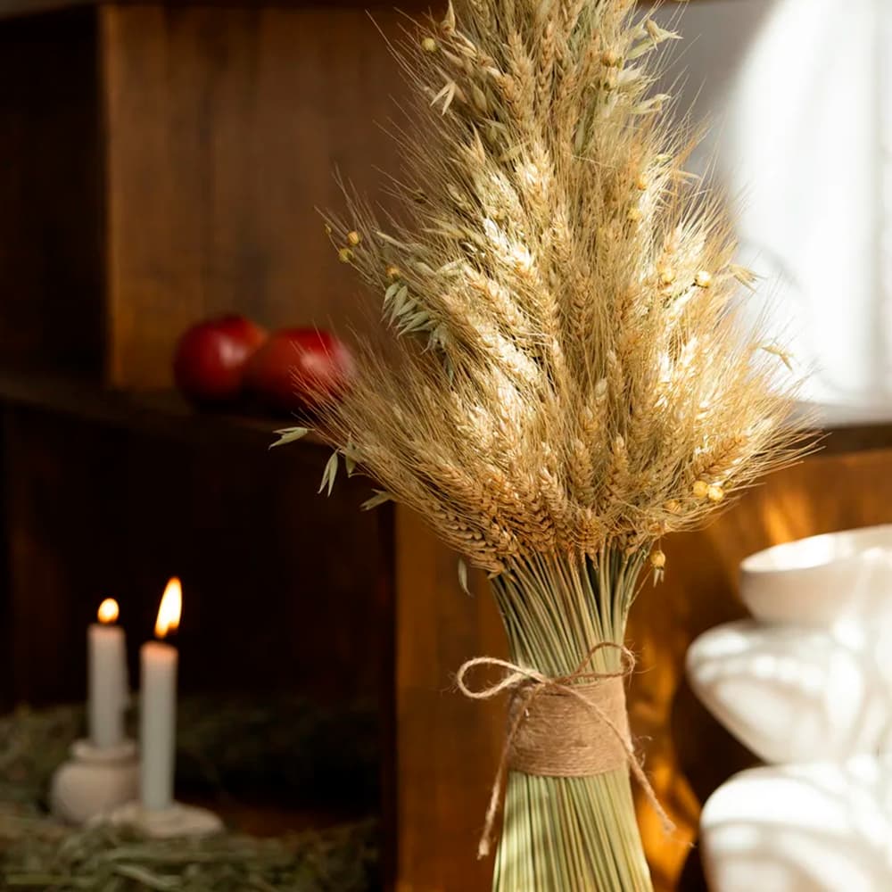 Handmade grain didukh by Ukrainian brand Pavuk