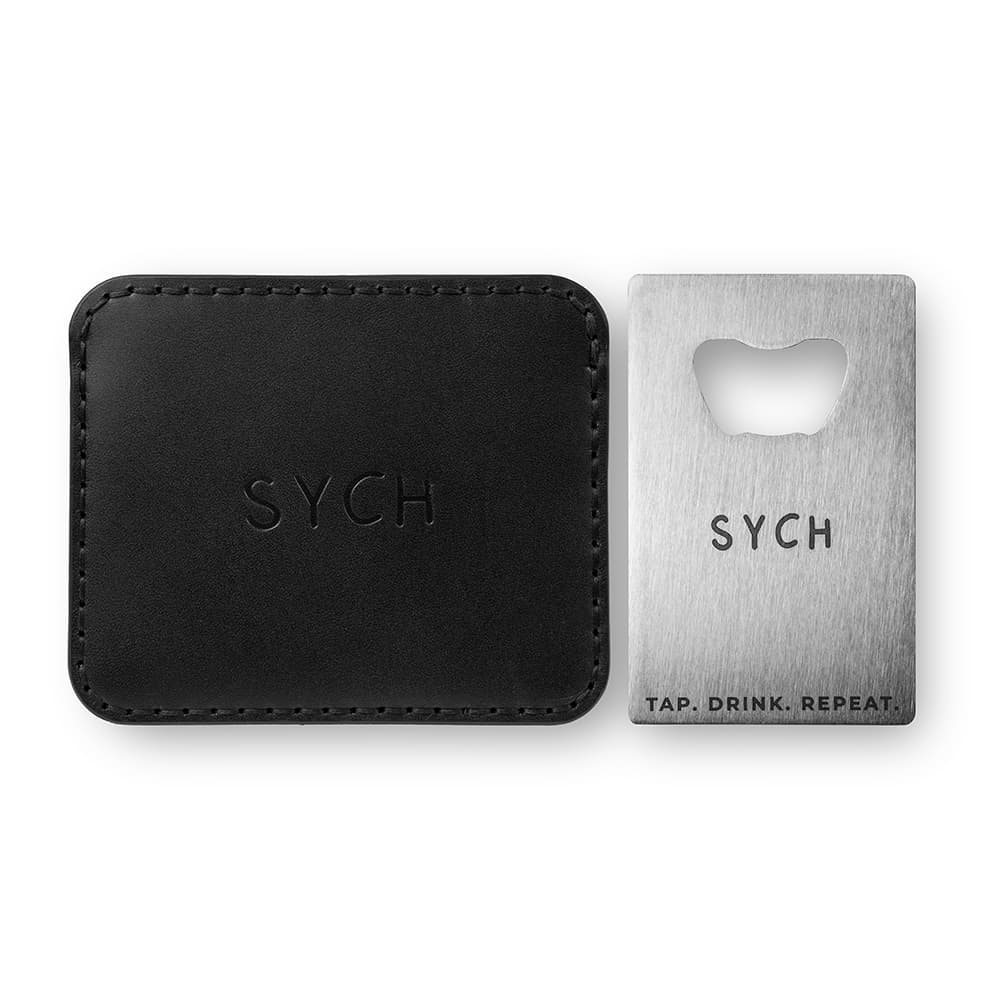 Leather card wallet by Ukrainian brand Sych Studio