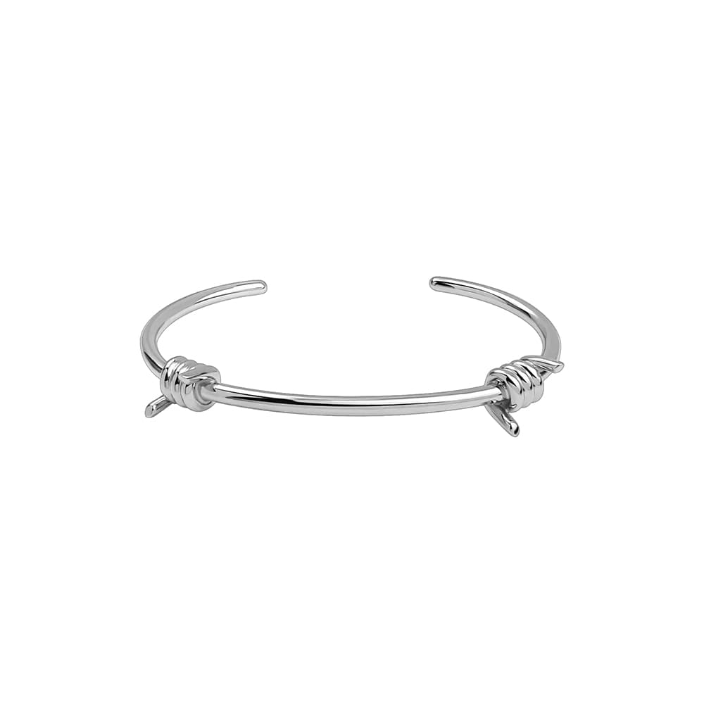 Silver thorns bracelet by Ukrainian brand Romantika Project