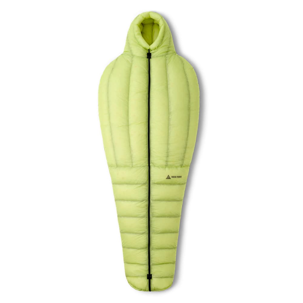 Ultralight down sleeping bag by Ukrainian brand Rock Front