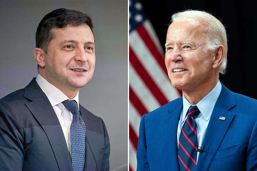 Zelensky, Biden hold talks on potential Russian invasion