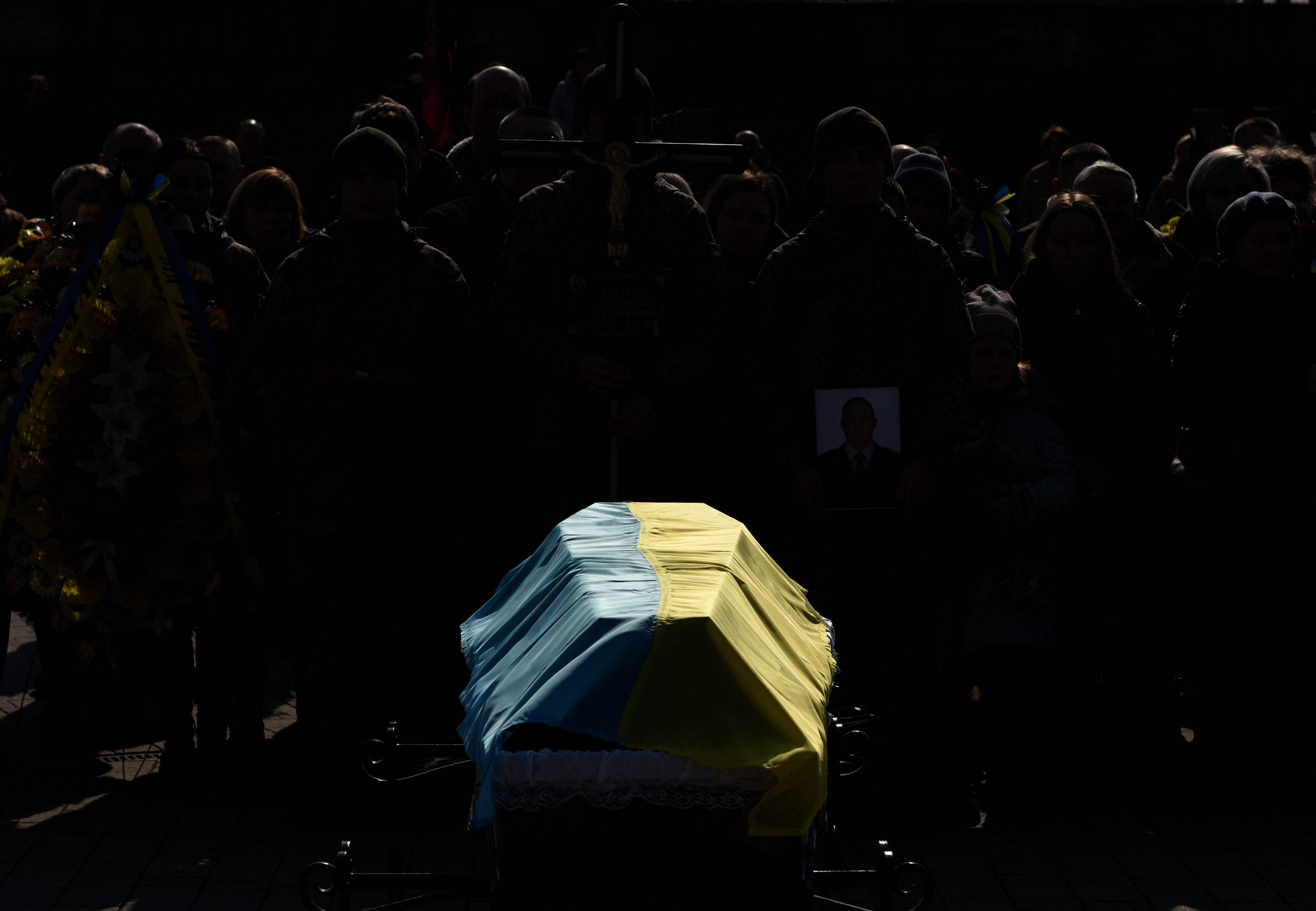 One month of Russia's war in photos