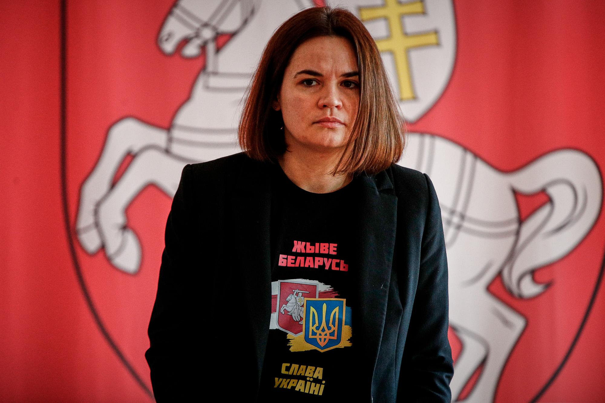 Sviatlana Tsikhanouskaya: ‘Toughest sanctions for Russia will be free, democratic Belarus’