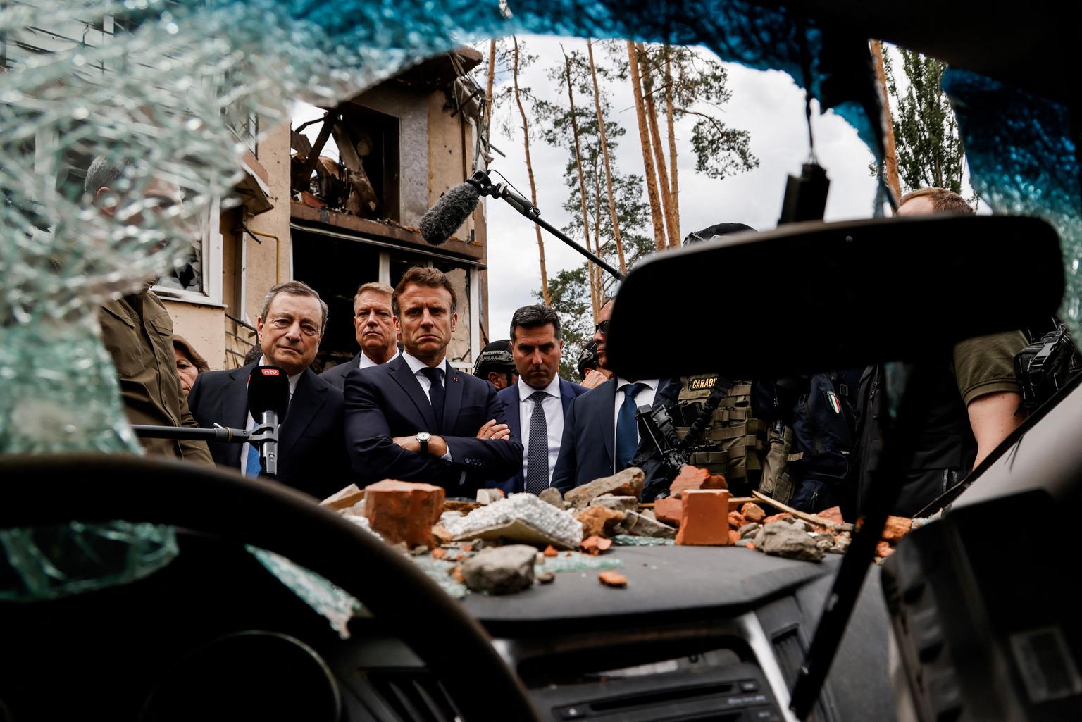 Leaders of France, Germany, Italy visit Ukraine to underscore support despite criticism