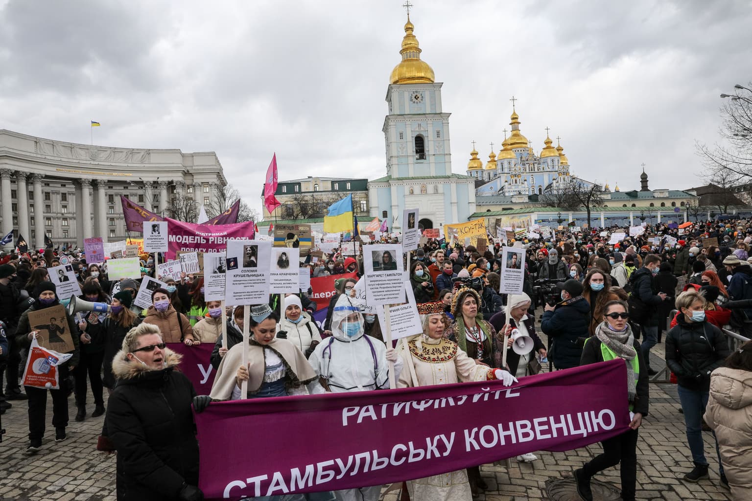 Ukraine ratifies Istanbul convention 11 years after signing treaty to curb gender-based violence