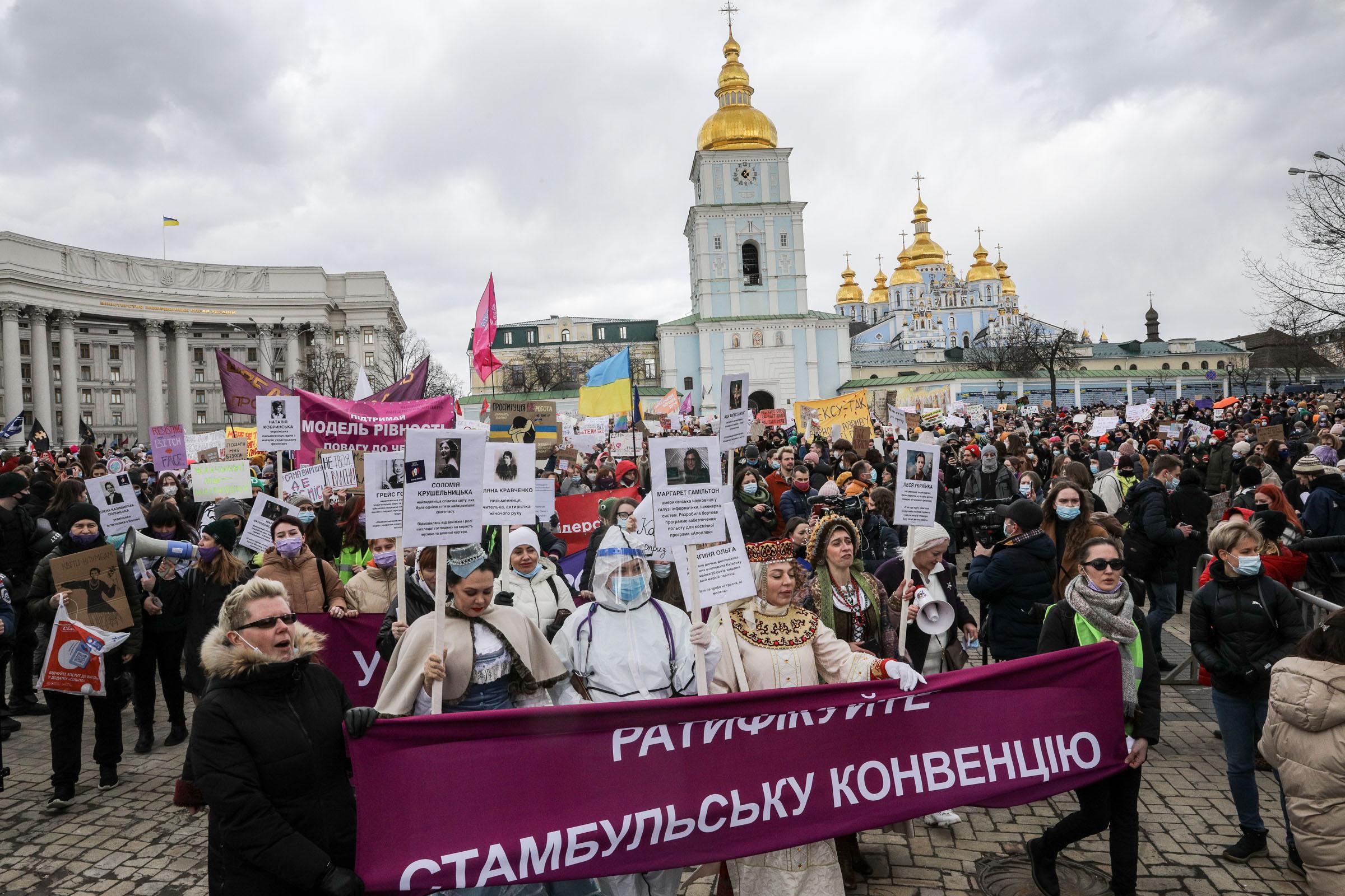 Ukraine ratifies Istanbul convention 11 years after signing treaty to curb gender-based violence