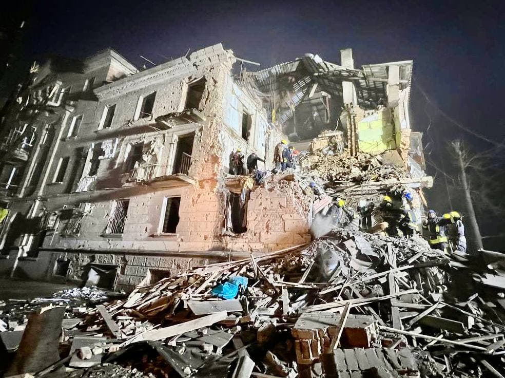 Casualty figures from Russian strike in Dnipropetrovsk Oblast rise to 3 killed, 13 injured