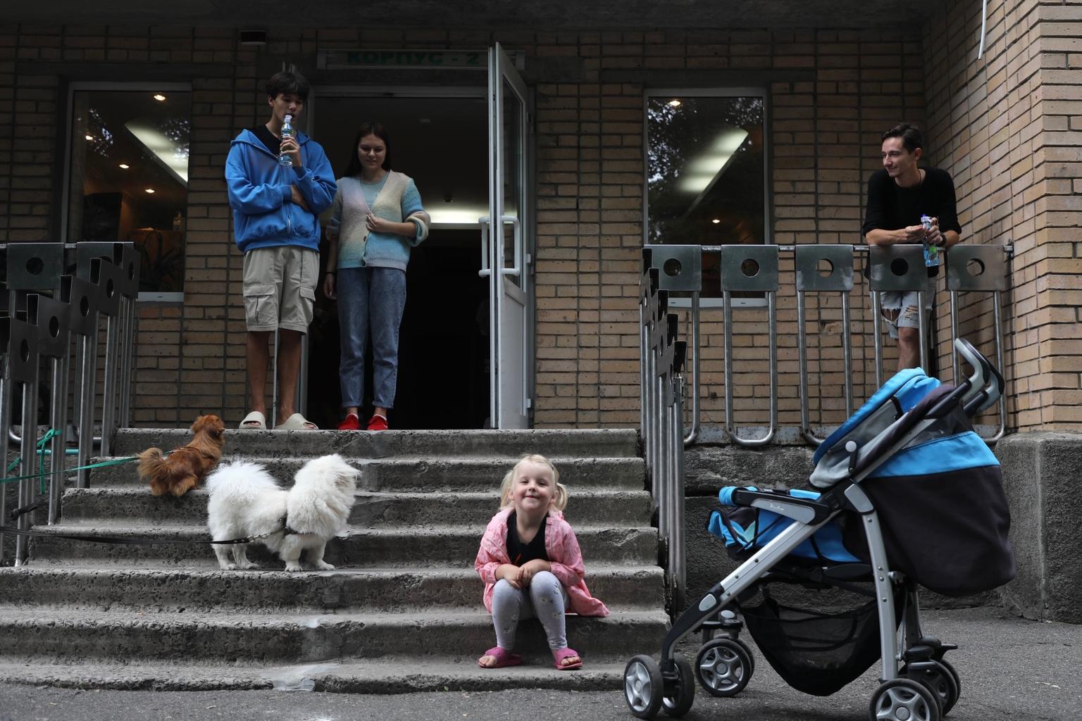 At a camp for displaced persons, Ukrainians fear being kicked out as winter looms