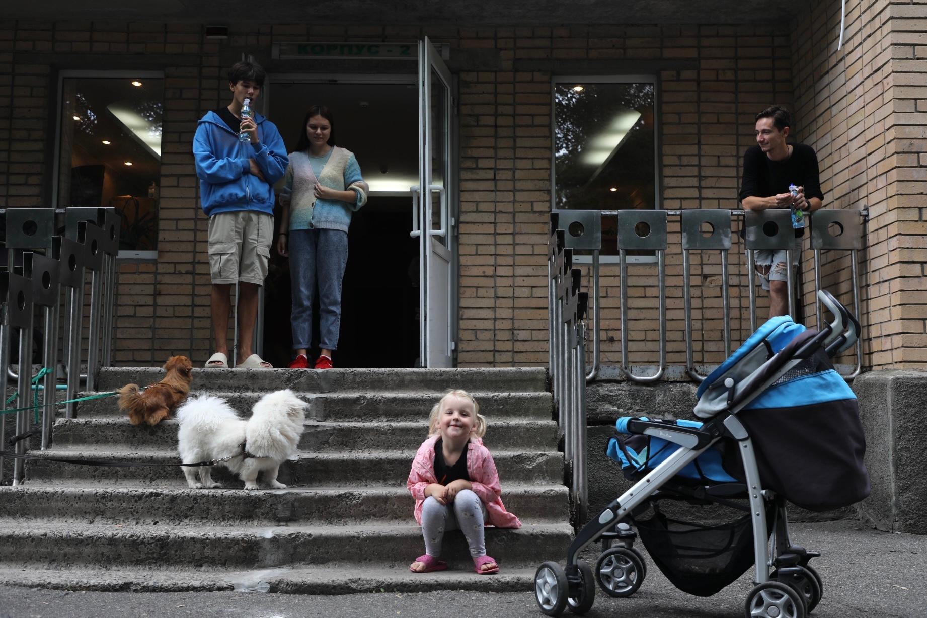 At a camp for displaced persons, Ukrainians fear being kicked out as winter looms