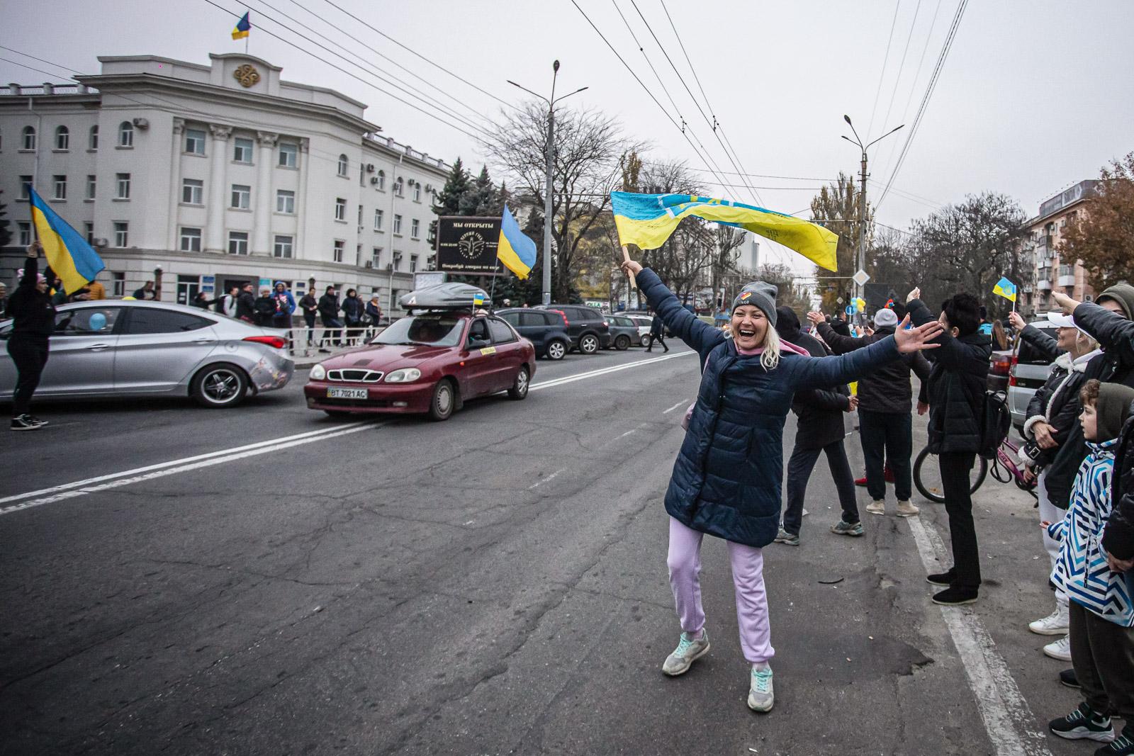 Kherson celebrates liberation after 8 months of Russian occupation (PHOTOS)