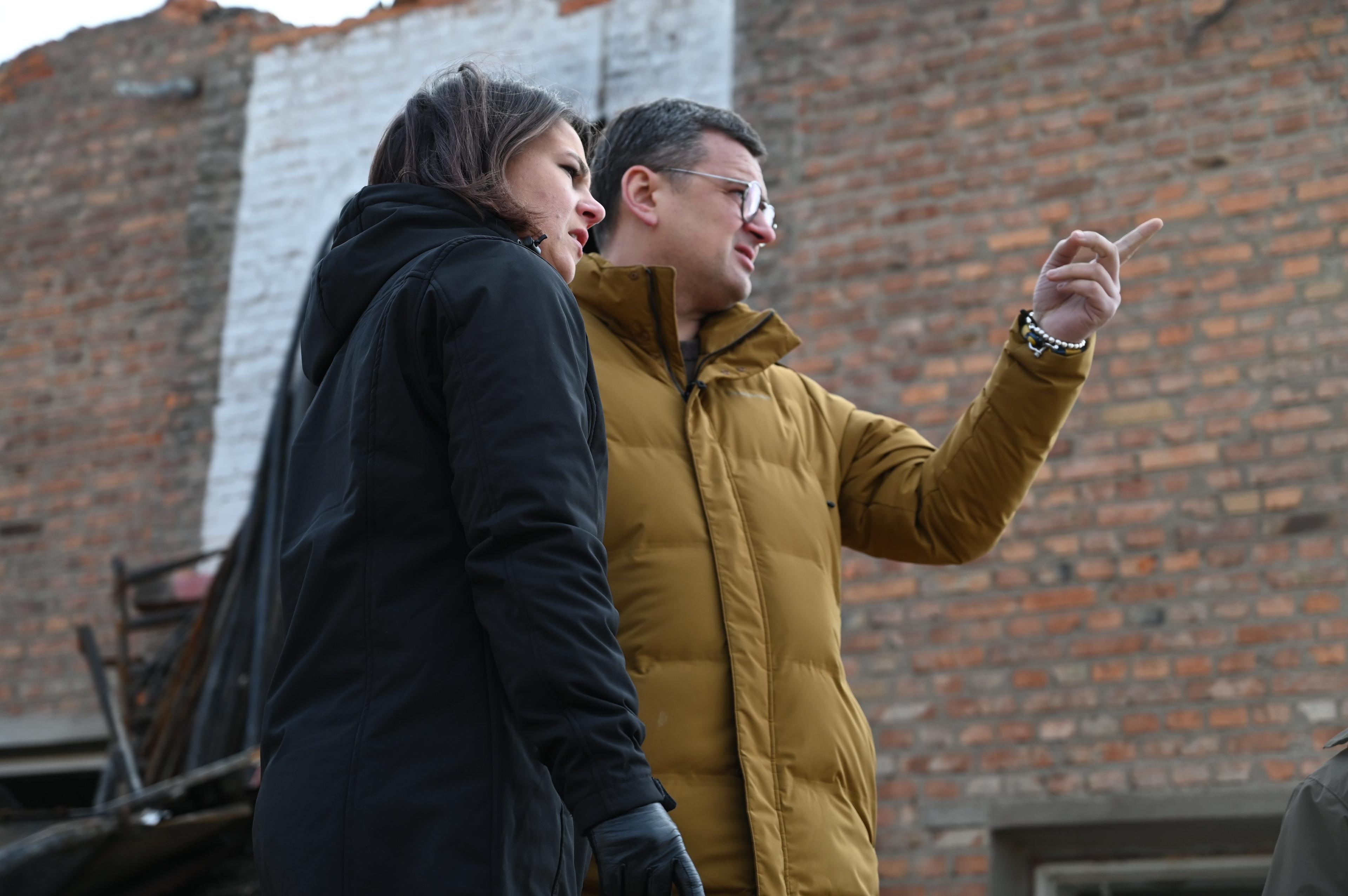 German Foreign Minister pays surprise visit to Kharkiv