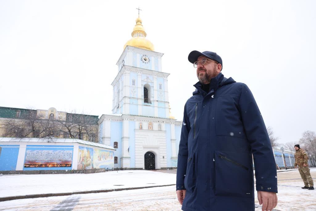 European Council President arrives in Kyiv for Ukraine-EU summit