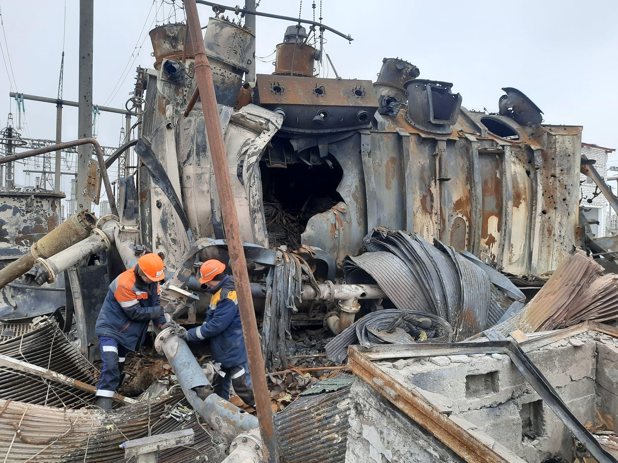 Ukrenergo: Russian attacks damaged 70 large energy facilities in Ukraine