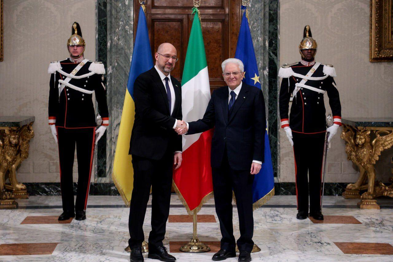 Italian President voices support for Ukraine joining EU 'as soon as possible'